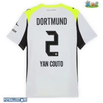 Borussia Dortmund Yan Couto #2 Bortedrakt 2025-26 Kortermet